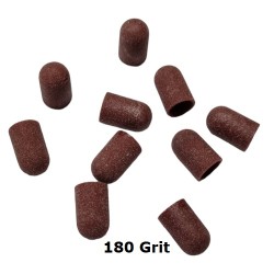 Pedicure slijpkapjes Ø 7 mm - 180 grit - 10 stuks Bruin