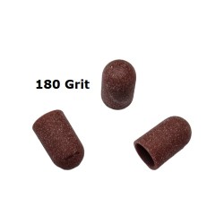Pedicure slijpkapjes Ø 7 mm - 180 grit - 10 stuks Bruin