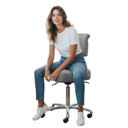 Tabouret Ergonomisch - Ergonomische Zadelkruk - Kleur: Grijs