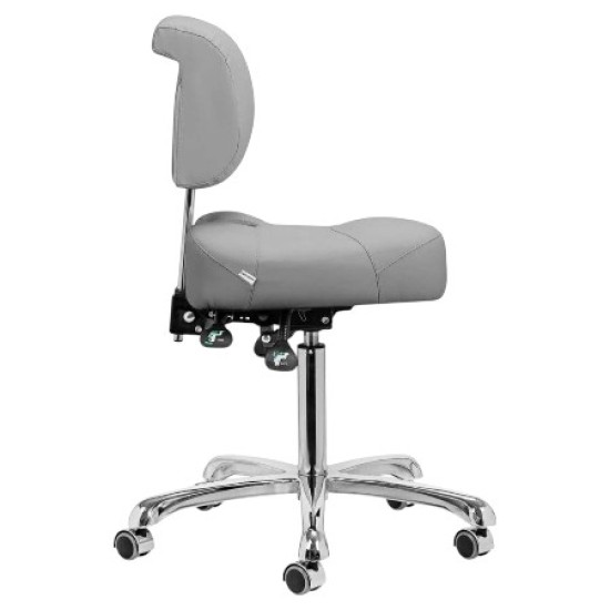 Tabouret Ergonomisch - Ergonomische Zadelkruk - Kleur: Grijs