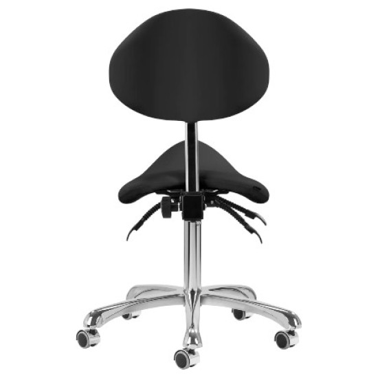 Tabouret de Luxe - Zadelzit de Luxe - Kleur: Zwart