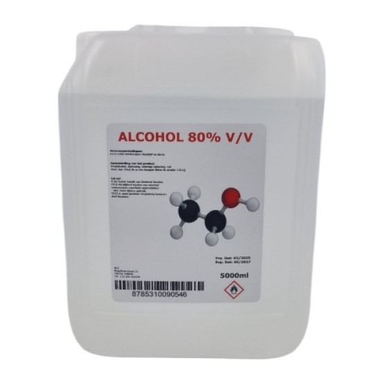 Alcohol 80% BCE - 5000ML