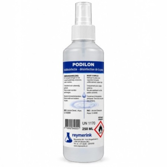 Podilon desinfecterende spray Huidlotion 250 ml