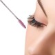 Lash brushes - Mascara en wenkbrauw borsteltjes 50st - Kleur Roze Glitter