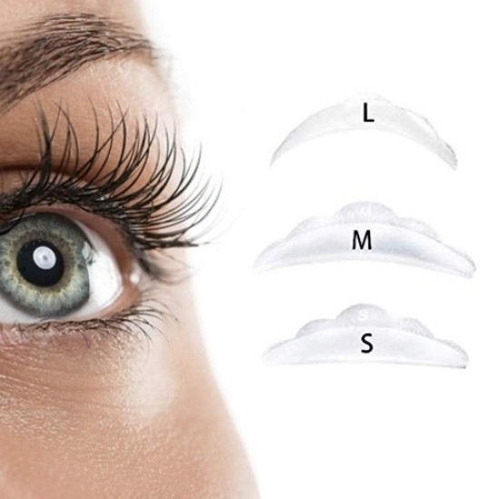 Siliconen Eye Pads voor Laslift - Long Lashes Wimper Lifting Siliconen Eye Pads - Transparant - 3paar