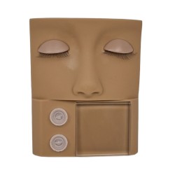 Wimper Training Model Long Lashes - met lijmbakjes en wimperpalet