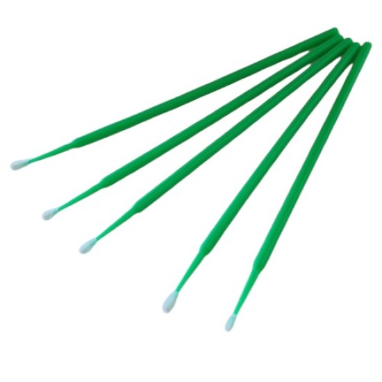 Micro Applicators - Wimper borsteltjes - Wimper Extentions Borsteltjes in koker 100st - Groen