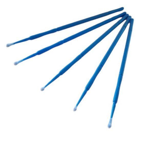 Micro Applicators - Wimper borsteltjes - Wimper Extentions Borsteltjes in koker 100st - Blauw