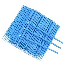 Wimper Micro Brush - Micro Lash Brush - Wimper Extentions Brush - Zakje 100st - Blauw