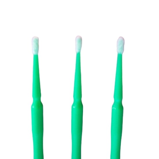 Wimper Micro Brush - Micro Lash Brush - Wimper Extentions Brush - Zakje 100st - Groen