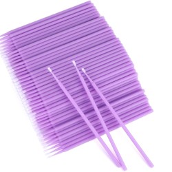 Wimper Micro Brush - Micro Lash Brush - Wimper Extentions Brush - Zakje 100st - Paars